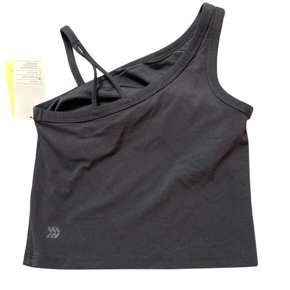 Nwt 6/7 black everyday soft crop top - Picture 2 of 2